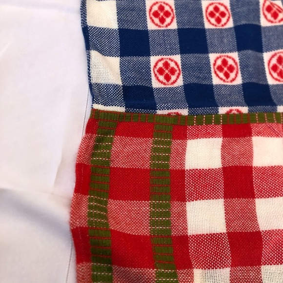 Handmade Colourful Checkered Fabric Tablecloth - Picture 8 of 15